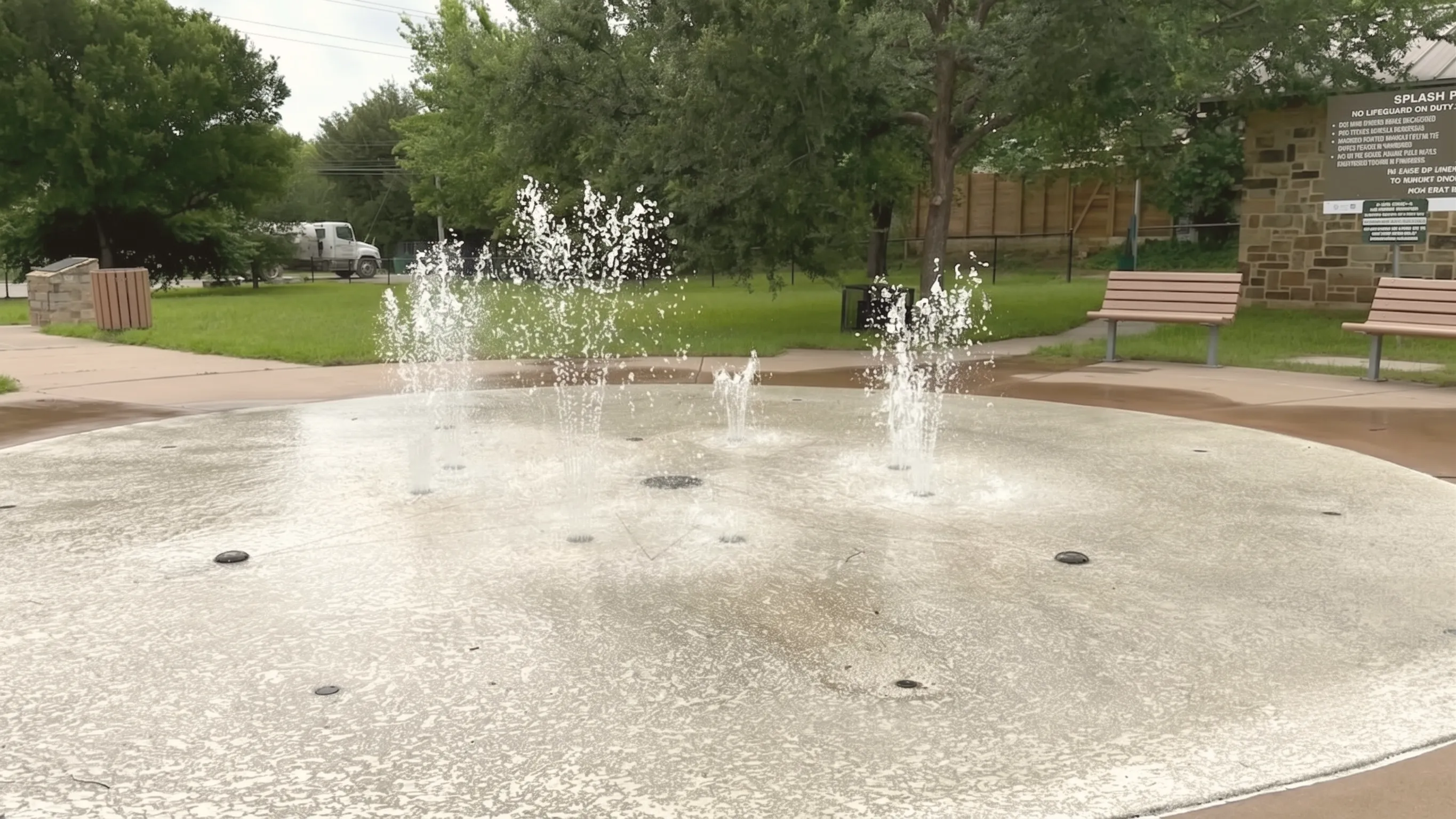 Chestnut Splash Pad